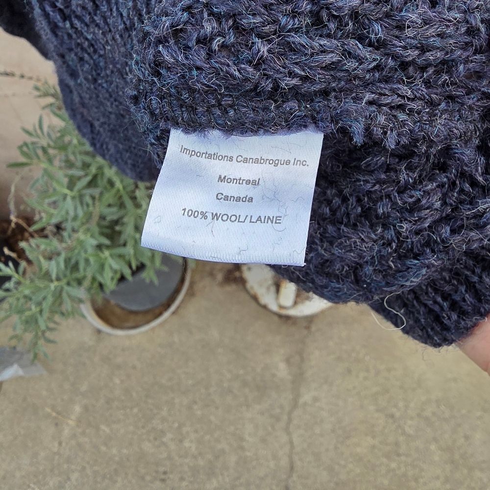 Rue saint Patrick wool cableknit sweater - Picture 7 of 11